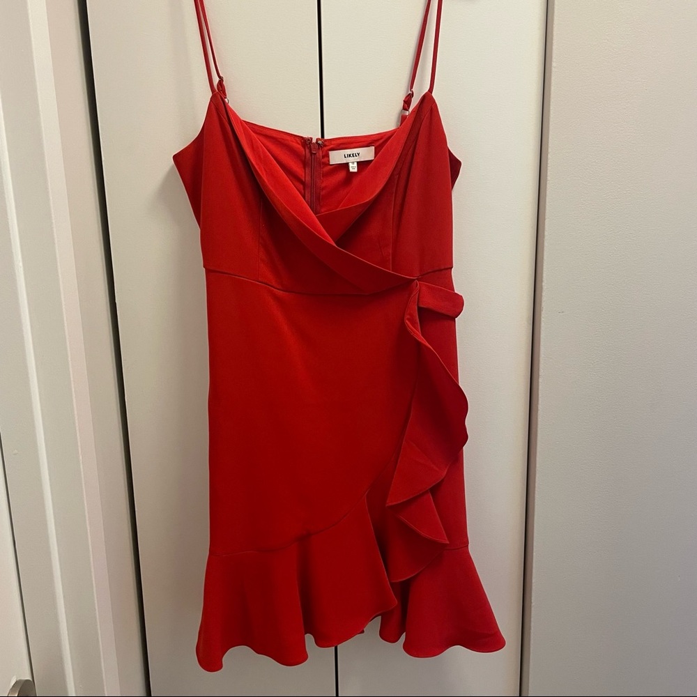 Red LIKELY Mini Dress